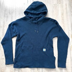 Carhartt Waffle Pullover - Navy
